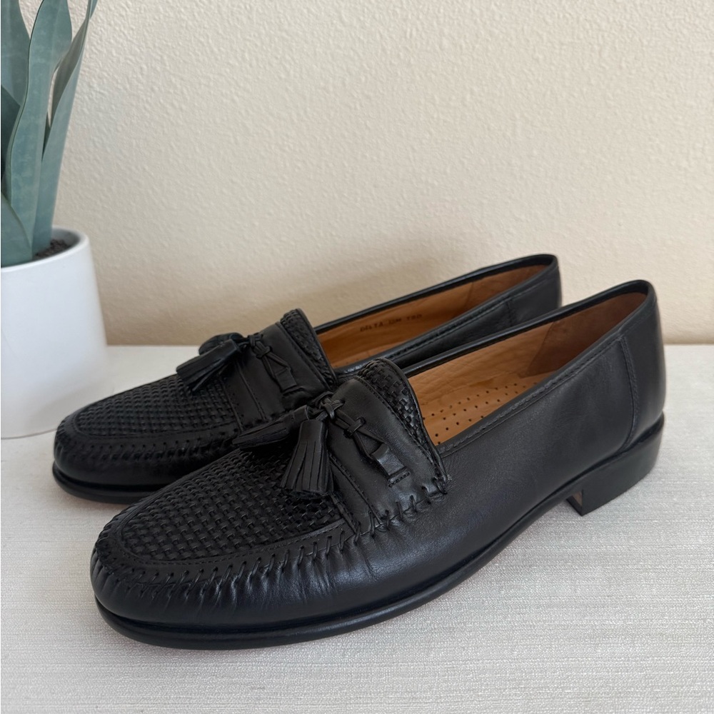 SANDRO Comfort Dress Delta Classic Black Leather Dressy Loafers - Picture 3 of 15